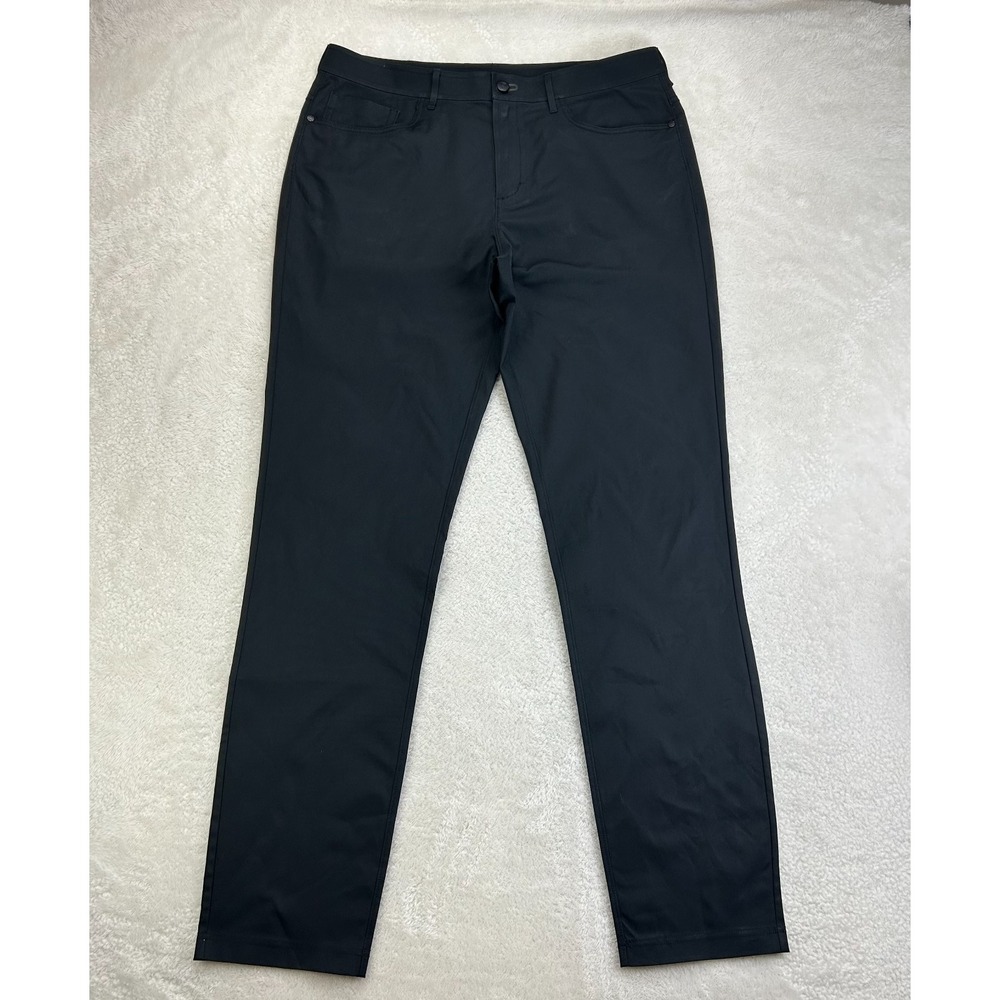 Public Rec Workday Trouser Pants Mens 34x36 Black Performance Office Golf "Read"